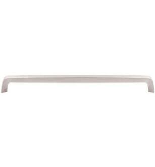 Top Knobs M2108 Nouveau III 12 5/8" Center to Center Tapered Cabinet Pull in Brushed Satin Nickel
