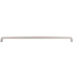 Top Knobs M2109 Nouveau III 17 5/8" Center to Center Tapered Cabinet Pull in Brushed Satin Nickel