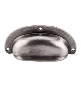 Top Knobs M210 Tuscany 2" Brass Mayfair Cup Cabinet Pull in Pewter Antique