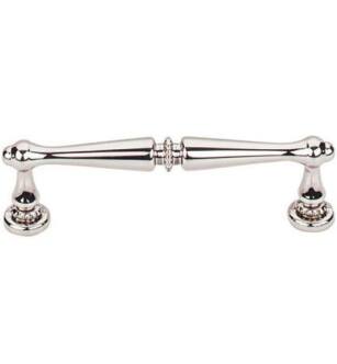 Top Knobs M1939 Edwardian 3 3/4" Center to Center Zinc Alloy Cabinet Pull in Polished Nickel