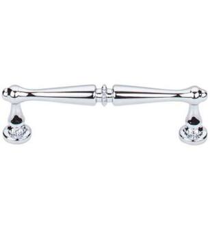 Top Knobs M1938 Edwardian 3 3/4" Center to Center Zinc Alloy Cabinet Pull in Polished Chrome