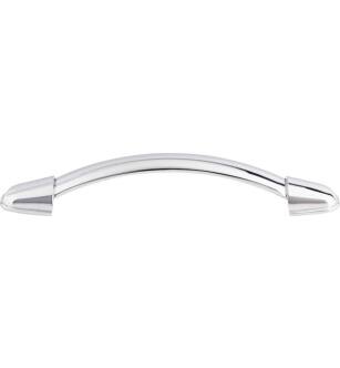 Top Knobs M1933 Dakota 5 1/8" Center to Center Zinc Alloy Buckle Cabinet Pull in Polished Chrome