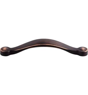 Top Knobs M1930 Dakota 5 1/8" Center to Center Zinc Alloy Saddle Cabinet Pull in Tuscan Bronze