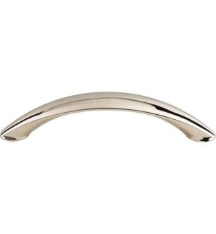 Top Knobs M1927 Dakota 4" Center to Center Zinc Alloy Arc Cabinet Pull in Polished Nickel