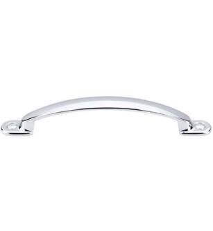 Top Knobs M1864 Somerset 5 1/8" Center to Center Zinc Alloy Arendal Cabinet Pull in Polished Chrome
