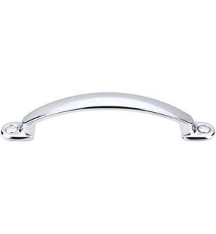 Top Knobs M1863 Somerset 3 3/4" Center to Center Zinc Alloy Arendal Cabinet Pull in Polished Chrome