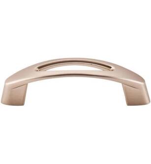 Top Knobs M1772 Nouveau 3" Center to Center Zinc Alloy Verona Cabinet Pull in Brushed Bronze