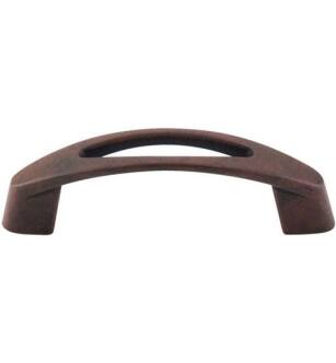 Top Knobs M1773 Nouveau 3" Center to Center Zinc Alloy Verona Cabinet Pull in Patina Rouge