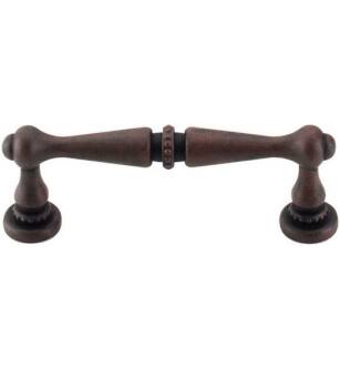 Top Knobs M1718 Edwardian 3" Center to Center Zinc Alloy Edwardian Cabinet Pull in Patina Rouge