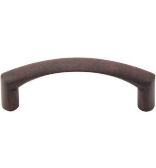 Top Knobs M1707 Nouveau 3" Center to Center Zinc Alloy Griggs Cabinet Pull in Patina Rouge