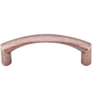 Top Knobs M1702 Nouveau 3" Center to Center Zinc Alloy Griggs Cabinet Pull in Antique Copper