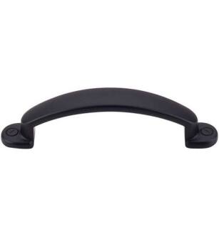 Top Knobs M1700 Somerset 3" Center to Center Zinc Alloy Arendal Cabinet Pull in Flat Black