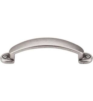 Top Knobs M1699 Somerset 3" Center to Center Zinc Alloy Arendal Cabinet Pull in Pewter Antique