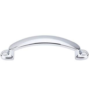 Top Knobs M1694 Somerset 3" Center to Center Zinc Alloy Arendal Cabinet Pull in Polished Chrome