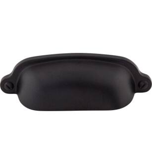 Top Knobs M1684 Dakota 2 5/8" Center to Center Zinc Alloy Cup Cabinet Pull in Flat Black