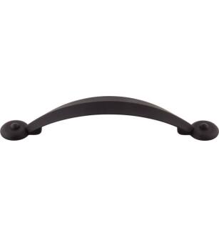 Top Knobs M1678 Dakota 3 3/4" Center to Center Zinc Alloy Angle Cabinet Pull in Flat Black
