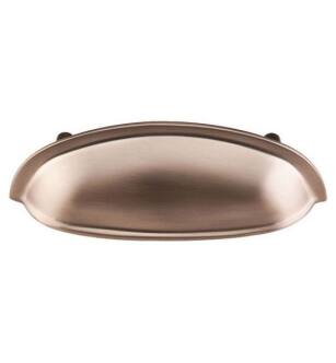 Top Knobs M1675 Somerset 3" Center to Center Brass Cup Cabinet Pull in Brushed Bronze