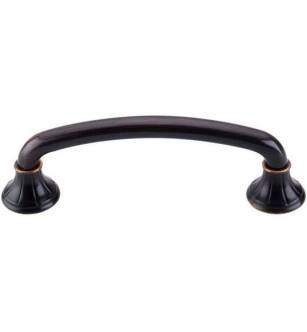 Top Knobs M1658 Edwardian 4" Center to Center Zinc Alloy Lund Cabinet Pull in Tuscan Bronze
