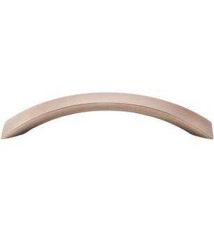 Top Knobs M1657 Nouveau III 5 1/8" Center to Center Zinc Alloy Crescent Flair Cabinet Pull in Brushed Bronze