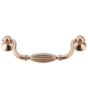 Top Knobs M1628 Tuscany 5 1/8" Center to Center Zinc Alloy Drop Cabinet Pull in Brushed Bronze
