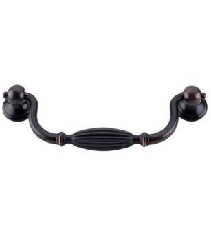 Top Knobs M1627 Tuscany 5 1/8" Center to Center Zinc Alloy Drop Cabinet Pull in Tuscan Bronze