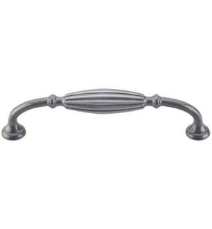 Top Knobs M147 Tuscany 5 1/8" Center to Center Zinc Alloy D-Shaped Cabinet Pull in Pewter Light