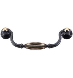 Top Knobs M136 Tuscany 5 1/8" Center to Center Zinc Alloy Drop Cabinet Pull in Dark Antique Brass