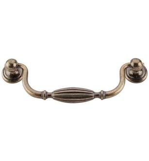 Top Knobs M135 Tuscany 5 1/8" Center to Center Zinc Alloy Drop Cabinet Pull in German Bronze
