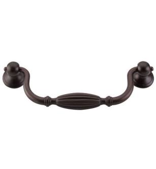 Top Knobs M1336 Tuscany 5 1/8" Center to Center Zinc Alloy Small Drop Cabinet Pull in Oil Rubbed Bronze