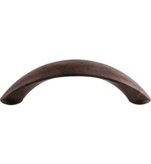 Top Knobs M1216 Dakota 3" Center to Center Zinc Alloy Arc Cabinet Pull in Patina Rouge