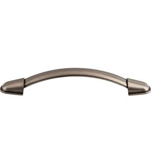 Top Knobs M1205 Dakota 5 1/8" Center to Center Zinc Alloy Buckle Cabinet Pull in Pewter Antique