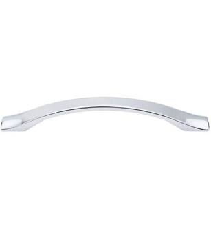 Top Knobs M1178 Nouveau III 5 1/8" Center to Center Zinc Alloy Crest Cabinet Pull in Polished Chrome