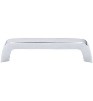 Top Knobs M1175 Nouveau III 5 1/8" Center to Center Zinc Alloy Tapered Bar Cabinet Pull in Polished Chrome