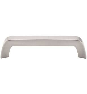 Top Knobs M1173 Nouveau III 5 1/8" Center to Center Zinc Alloy Tapered Bar Cabinet Pull in Brushed Satin Nickel