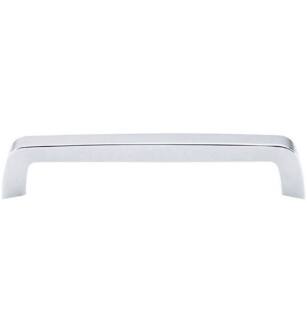 Top Knobs M1172 Nouveau III 6 3/8" Center to Center Zinc Alloy Tapered Bar Cabinet Pull in Polished Chrome
