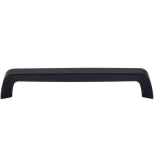 Top Knobs M1171 Nouveau III 6 3/8" Center to Center Zinc Alloy Tapered Bar Cabinet Pull in Flat Black
