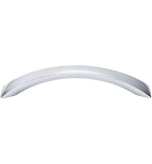 Top Knobs M1148 Nouveau III 5 1/8" Center to Center Zinc Alloy Crescent Flair Cabinet Pull in Polished Chrome