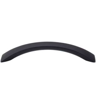 Top Knobs M1147 Nouveau III 5 1/8" Center to Center Zinc Alloy Crescent Flair Cabinet Pull in Flat Black