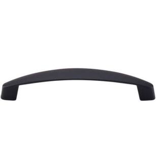 Top Knobs M1141 Nouveau III 5 1/8" Center to Center Zinc Alloy Boro Cabinet Pull in Flat Black