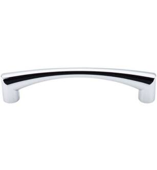 Top Knobs M1133 Nouveau III 5 1/8" Center to Center Zinc Alloy Hidra Cabinet Pull in Polished Chrome