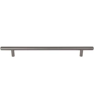 Top Knobs M2456 Bar Pulls 8 7/8" Center to Center Steel Hopewell Bar Cabinet Pull in Ash Gray