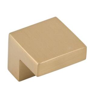 Top Knobs M2161 Nouveau III 1" Zinc Alloy Finger Shape Cabinet Knob in Honey Bronze