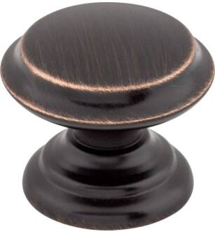 Top Knobs M1591 Dakota 1 3/8" Zinc Alloy Mushroom Shaped Flat Top Cabinet Knob in Tuscan Bronze