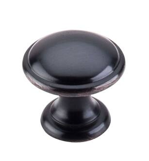 Top Knobs M1583 Dakota 1 1/4" Zinc Alloy Mushroom Shaped Rounded Cabinet Knob in Tuscan Bronze