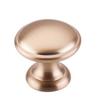 Top Knobs M1580 Dakota 1 1/4" Zinc Alloy Mushroom Shaped Rounded Cabinet Knob in Brushed Bronze