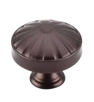 Top Knobs M1221 Dakota 1 1/4" Zinc Alloy Mushroom Shaped Hudson Cabinet Knob in Oil Rubbed Bronze