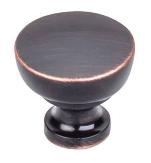 Top Knobs M1902 Nouveau III 1 1/4" Zinc Alloy Mushroom Shaped Bergen Cabinet Knob in Tuscan Bronze