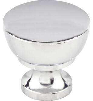 Top Knobs M1121 Dakota 1 1/4" Zinc Alloy Mushroom Shaped Bergen Cabinet Knob in Polished Chrome