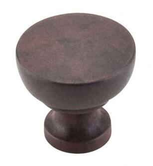 Top Knobs M1201 Nouveau III 1 1/4" Zinc Alloy Mushroom Shaped Bergen Cabinet Knob in Patina Rouge