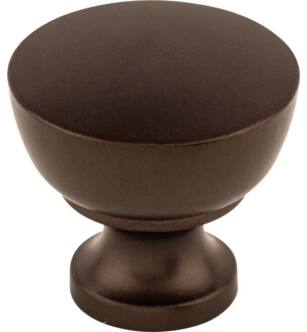 Top Knobs M1200 Dakota 1 1/4" Zinc Alloy Mushroom Shaped Bergen Cabinet Knob in Oil Rubbed Bronze